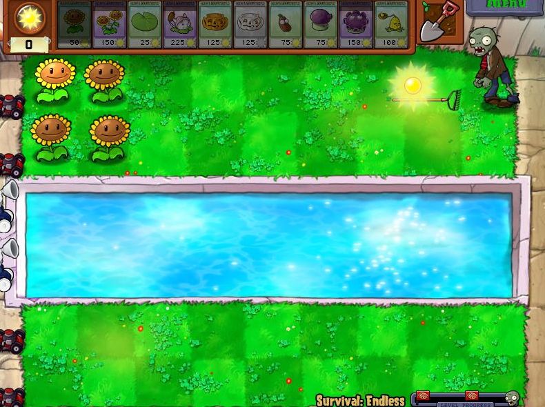 plants vs zombies sunflower. Use them to plant Lily Pad and